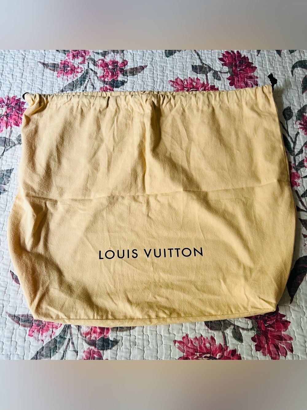 Vintage Louis Vuitton Dust Bag with Drawstring